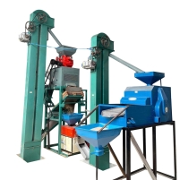 Hình ảnh Bộ máy xay xát tự động tải lúa 2 gầu múc HM1000