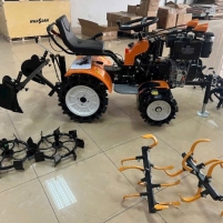 Hình ảnh Máy cày ngồi lái 2 cầu 4 bánh động cơ dầu 195