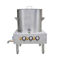 Hình ảnh Nồi nấu cháo dùng điện HM-NC 70L (inox 304) điện liền