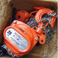 Hình ảnh Pa lăng xích kéo tay Nitto 20 tấn 5m