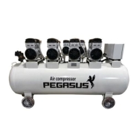 Máy nén khí không dầu giảm âm Pegasus TM-OF1100X4-500L Hình ảnh Máy nén khí không dầu giảm âm Pegasus TM-OF1100X4-500L