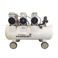 Máy nén khí không dầu giảm âm Pegasus TM-OF1100x3-180L Hình ảnh Máy nén khí không dầu giảm âm Pegasus TM-OF1100x3-180L