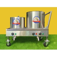 Hình ảnh Nồi Nấu Phở Hải Minh Điện Đôi HM 20-50 (bánh xe) (Inox 304)