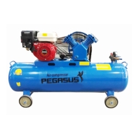 Hình ảnh Máy nén khí đầu nổ chạy xăng TM-V-0.25/8-100L