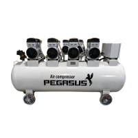 Máy nén khí giảm âm Pegasus TM-OF1100x4-330L Hình ảnh Máy nén khí giảm âm Pegasus TM-OF1100x4-330L