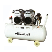 Máy nén khí giảm âm Pegasus TM-OF750X2-70L Hình ảnh Máy nén khí giảm âm Pegasus TM-OF750X2-70L