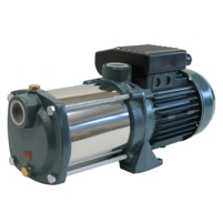 Hình ảnh Máy bơm trục ngang đa tầng cánh buồng inox 304 Elanta MCO 150/4 M