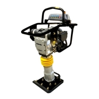 Hình ảnh Máy đầm cóc Robin chạy xăng Rakuda RM55