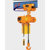 Hình ảnh Pa lăng xích điện HKDM2508S con chạy 25 tấn