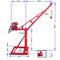 Hình ảnh Cẩu xoay mini 360 độ Stronger