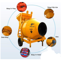 Hình ảnh Máy trộn bê tông JZC 350 gầu lật