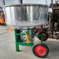 Hình ảnh Máy trộn cưỡng bức 2 bánh Hải Minh inox-300L