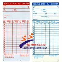 Hình ảnh Cọc thẻ giấy chấm công