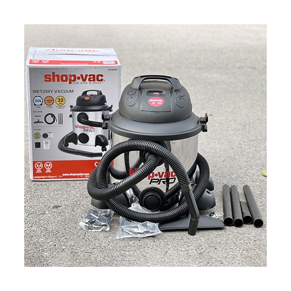 Photo - Máy hút bụi SHOP-VAC 30L (1800W thép không gỉ)