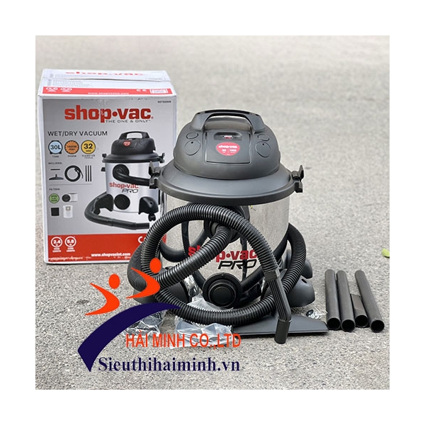 Photo - Máy hút bụi SHOP-VAC 30L (1800W thép không gỉ)