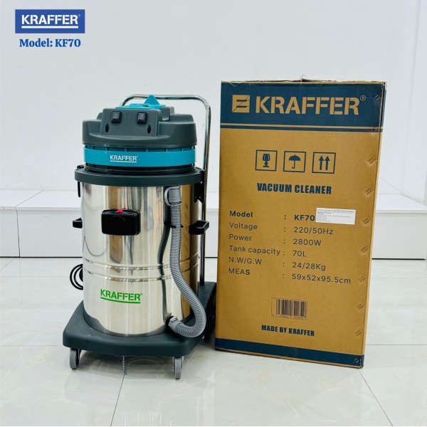 Photo - Máy hút bụi công nghiệp KRAFFER KF-70 (70L)