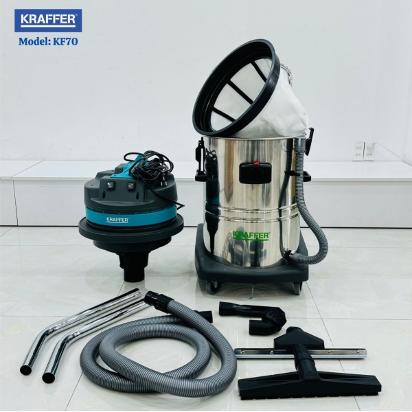 Photo - Máy hút bụi công nghiệp KRAFFER KF-70 (70L)