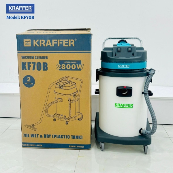 Photo - Máy hút bụi công nghiệp KRAFFER KF 70B (70L)