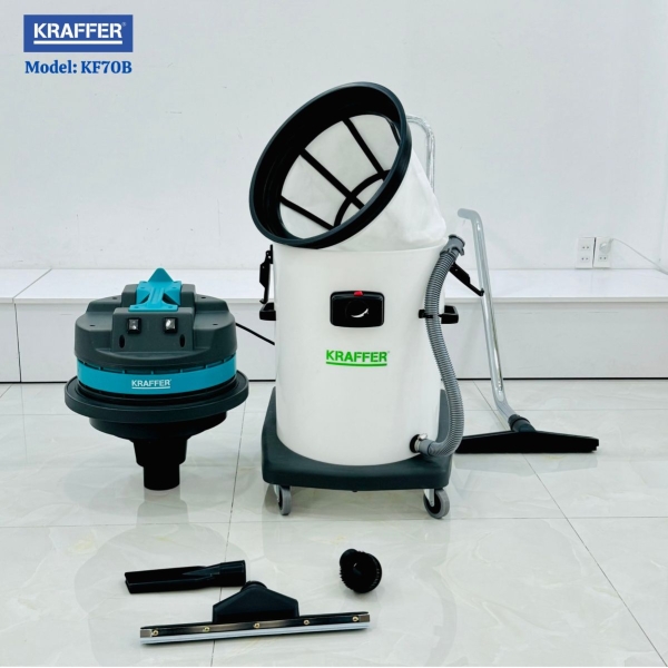 Photo - Máy hút bụi công nghiệp KRAFFER KF 70B (70L)