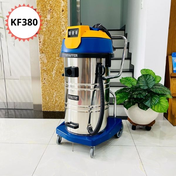 Photo - Máy hút bụi công nghiệp KRAFFER KF380 (03 motor)