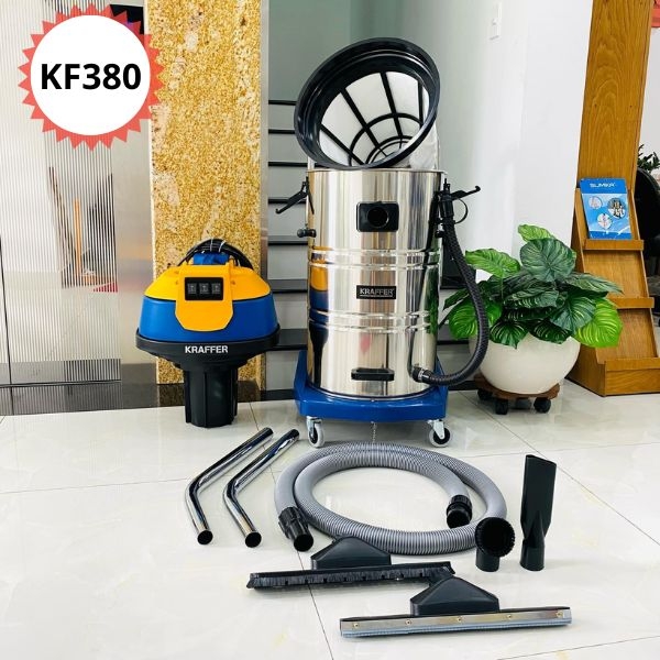 Photo - Máy hút bụi công nghiệp KRAFFER KF380 (03 motor)