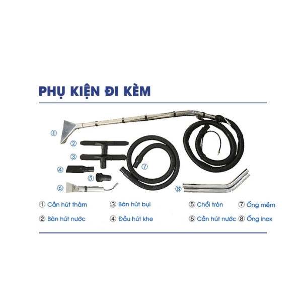 Photo - Máy hút bụi giặt thảm HiClean HC 602