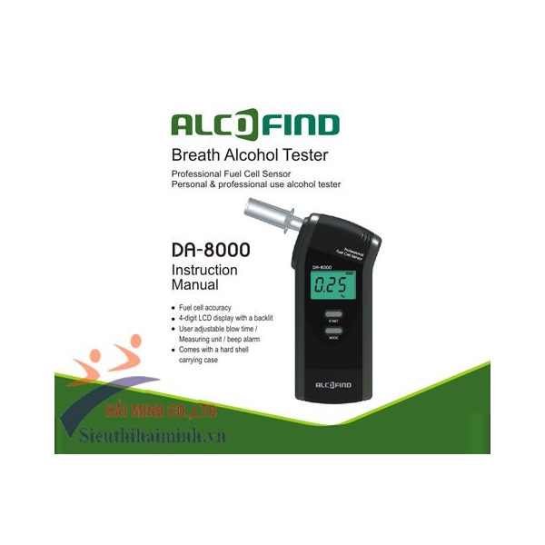 Photo - Máy đo nồng độ cồn ALCOFIND DA-8000