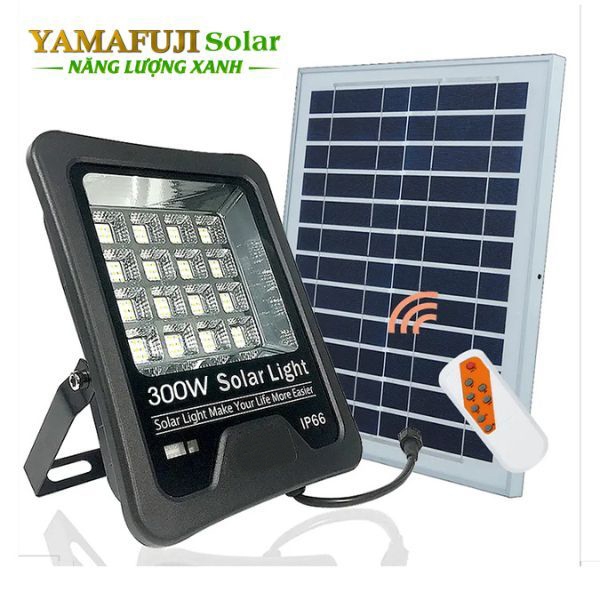 Photo - Đèn pha năng lượng mặt trời Yamafuji Solar SFL02-300W (Nhôm đúc)