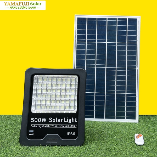 Photo - Đèn năng lượng mặt trời Yamafuji Solar SFL02-500W (Nhôm đúc)