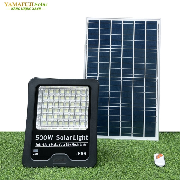 Photo - Đèn năng lượng mặt trời Yamafuji Solar SFL02-500W (Nhôm đúc)