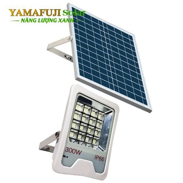 Photo - Đèn pha năng lượng mặt trời Yamafuji Solar SFL02-300W (Nhôm đúc)