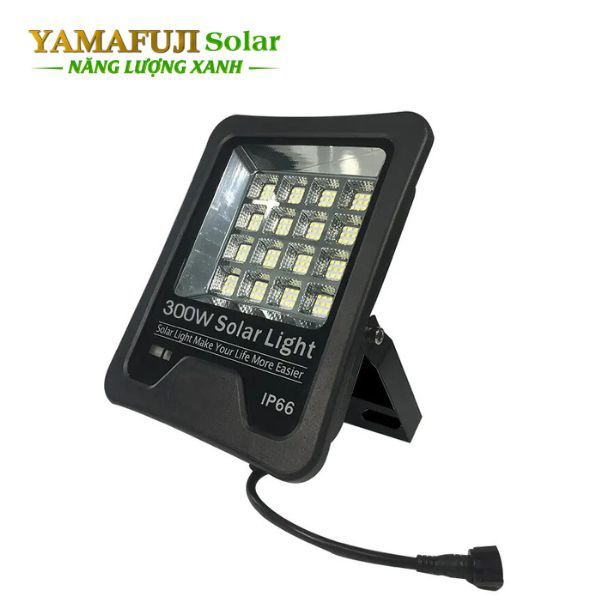 Photo - Đèn pha năng lượng mặt trời Yamafuji Solar SFL02-300W (Nhôm đúc)