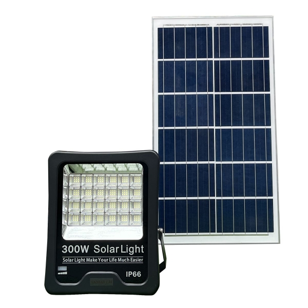 Photo - Đèn pha năng lượng mặt trời Yamafuji Solar SFL02-300W (Nhôm đúc)