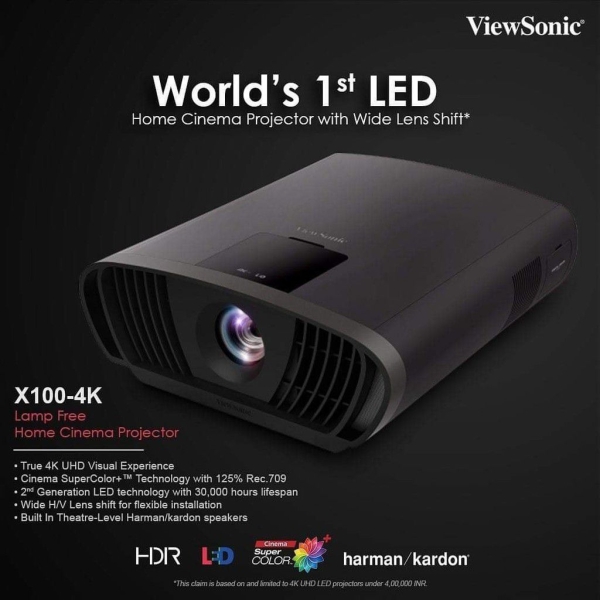 Photo - Máy chiếu ViewSonic X100-4K+ (giải trí 4K) SP DỰ ÁN, CALL GIÁ TỐT