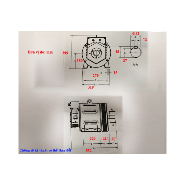 Photo - Đầu phát điện thủy​ Hữu Toàn AVN 12.5SM