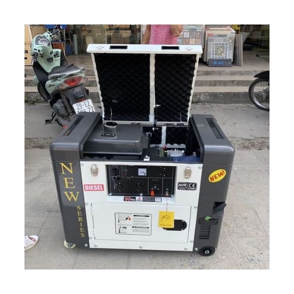 Photo - Máy phát điện I-Mike DG6900SE( 5kw siêu cách âm, mở nắp trên)