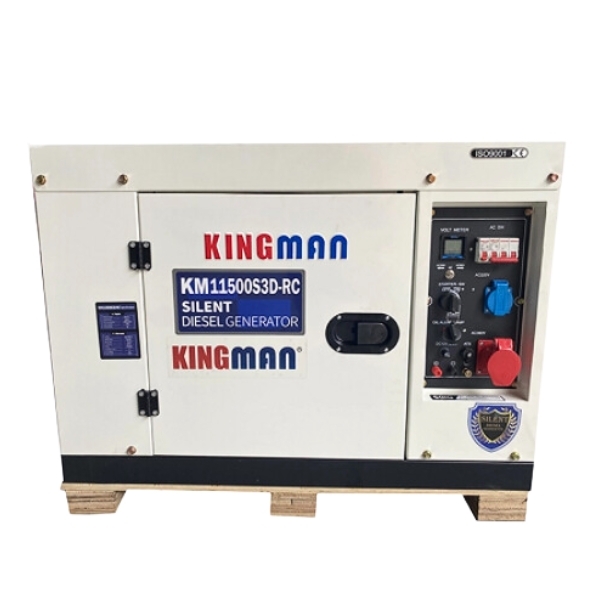 Photo - Máy phát điện Kingman KM11500S3D-RC (8kw, siêu cách âm)