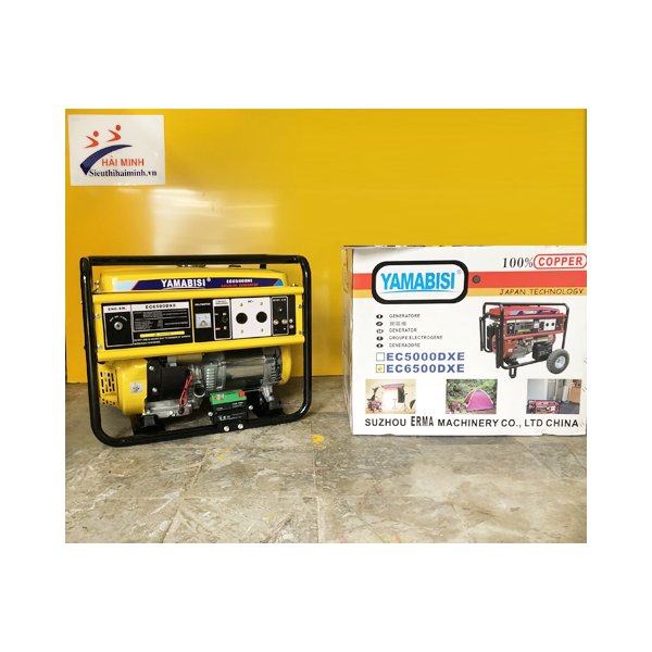 Photo - Máy phát điện Yamabisi EC6500DXE 5KVA đề điện