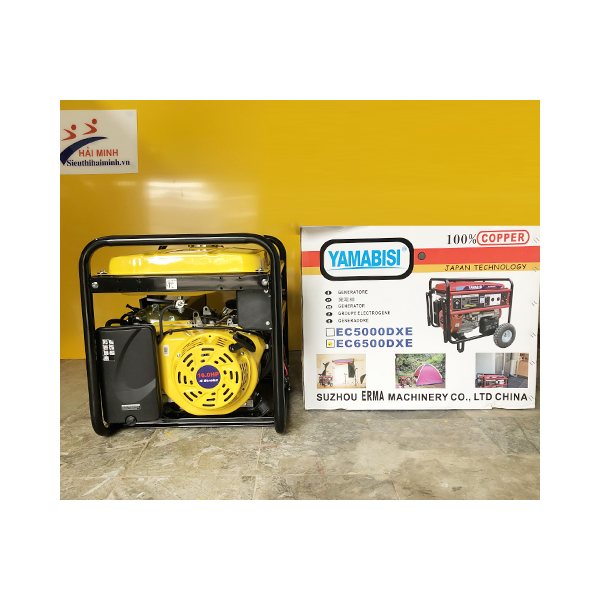 Photo - Máy phát điện Yamabisi EC6500DXE 5KVA đề điện