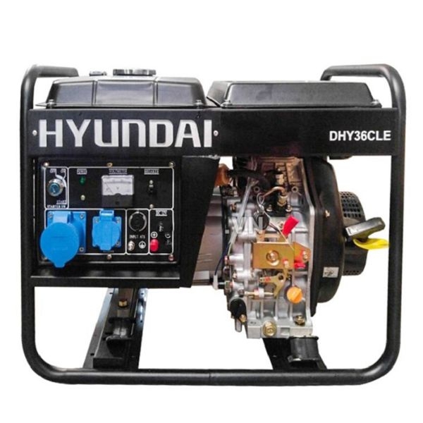 Photo - Máy phát điện chạy dầu Hyundai DHY 36CLE (2.7-3.0KW)