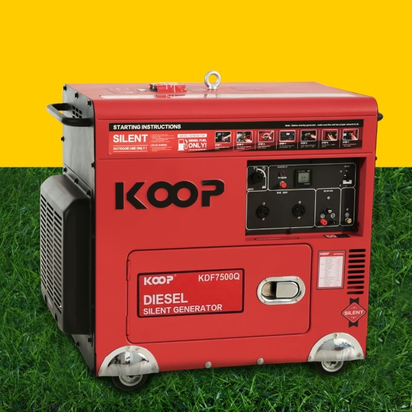 Photo - Máy phát điện diesel KOOP KDF7500Q - 5kw - Chống Ồn