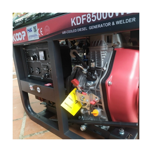 Photo - Máy phát hàn KOOP KDF8500WE (2kva)