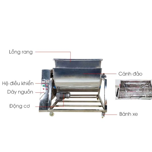 Photo - Máy rang chà bông HM-200 (mẻ 20kg)