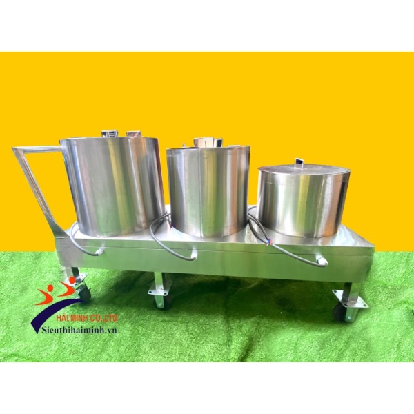 Photo - Nồi Nấu Phở Điện 3 Nồi Hải Minh HM 20-40-60 (Inox 304)