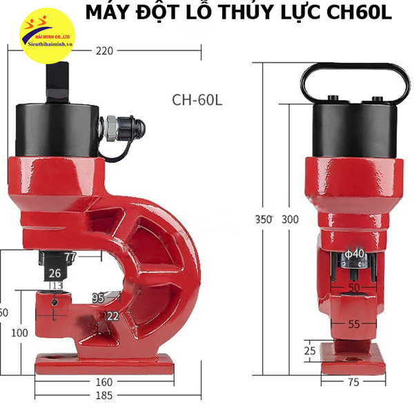 Photo - Máy Đột Lỗ Thủy Lực CH60L