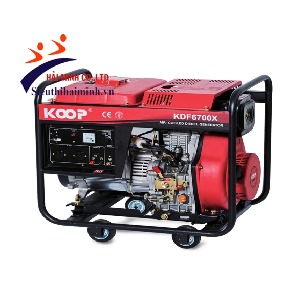 Photo - Máy phát điện diesel Koop KDF6700X (4.5kva trần)