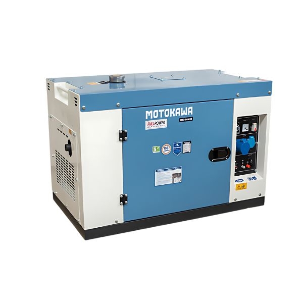 Photo - Máy phát điện cách âm HM MOTOKAWA MDG-9800SE (8.5KW, màu xanh)