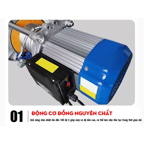 Photo - Máy tời điện đa năng Yamafuji KY-750 (đạt tải 100% 750-1500kg)