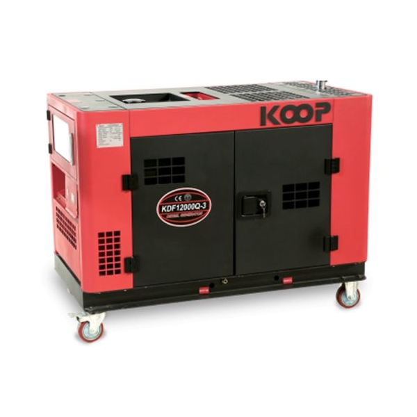 Photo - Máy phát điện diesel KOOP KDF12000Q-3 (11kva 3 pha chống ồn)