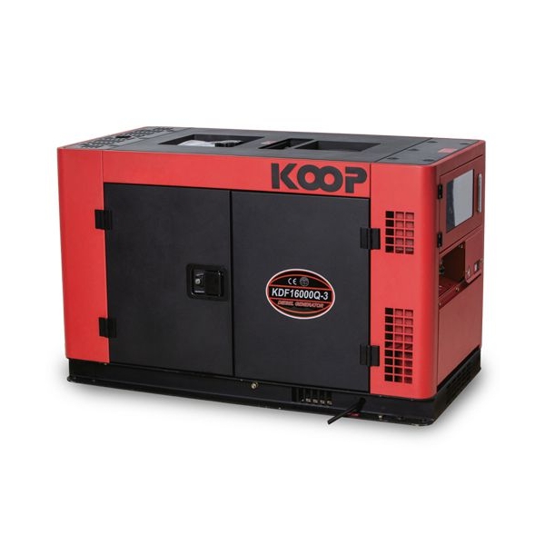 Photo - Máy phát điện diesel KOOP KDF16000Q-3 (13kva 3 pha chống ồn)